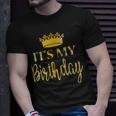 Its My Birthday N School Family Birthday Girls Bday Gif Unisex T-Shirt Gifts for Him