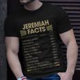 Jeremiah Name Gift Jeremiah Facts Unisex T-Shirt Gifts for Him