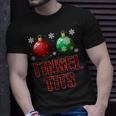 Jingle Balls Tinsel Tits Couple Christmas Couples Matching T-shirt Gifts for Him