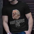 Joe Biden Worst President Ever Unisex T-Shirt Gifts for Him