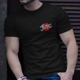 Judo-Sport T-Shirt Schwarz mit Rotem Logo, Kampfsport Bekleidung Geschenke für Ihn