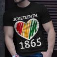 Junenth 1865 African American Freedom Day Unisex T-Shirt Gifts for Him