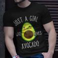 Just A Girl Who Loves Avocado Fruit Lover Healthy Food Unisex T-Shirt Gifts for Him