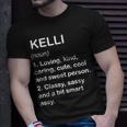 Kelli Definition Personalized Custom Name Loving Kind Unisex T-Shirt Gifts for Him