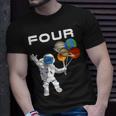 Kids 4 Year Old Outer Space Birthday Party 4Th Birthday Shirt B Unisex T-Shirt Gifts for Him