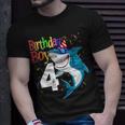 Kids 4Th Birthday Boy Shark Shirts 4 Jaw-Some Four Tees Boys Unisex T-Shirt Gifts for Him