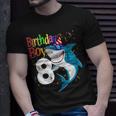 Kids 8Th Birthday Boy Shark Shirts Jaw-Some Eight Shirt Boys Unisex T-Shirt Gifts for Him