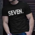 Kids Seventh Birthday Boy Shirt 7 Year Old Birthday Boy Outfit Unisex T-Shirt Gifts for Him