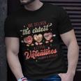 Labor And Delivery Tech L&D Valentines Day Groovy Heart T-Shirt Gifts for Him