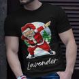 Lavender Name Gift Santa Lavender Unisex T-Shirt Gifts for Him