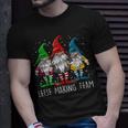 Lefse Rolling Team Christmas Baking Tomte Gnome Xmas T-shirt Gifts for Him