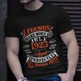 Legend 1923 Vintage 100Th Birthday Born In July 1923 Unisex T-Shirt Gifts for Him
