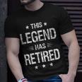 This Legend Has Retired Retire-Treffen Ruhestand T-Shirt Geschenke für Ihn