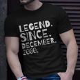 Legend Seit Dezember 2000 Geburtstags T-Shirt für Jungen und Mädchen Geschenke für Ihn