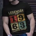 Legendär Seit 1963 Jahrgang 1963 Geburtstag T-Shirt Geschenke für Ihn