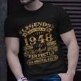 Legenden 1948 Geburtstag T-Shirt, Geschenk zum 75. für Männer Geschenke für Ihn