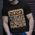 Legenden Machen Abschluss 2023 Master Abschluss T-Shirt Geschenke für Ihn