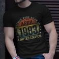 Legenden Wurden Im April 1983 Geschenk 40 Geburtstag Mann V9 T-Shirt Geschenke für Ihn