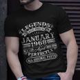 Legenden Wurden Im Januar 1968 Geschenk 55 Geburtstag Mann T-Shirt Geschenke für Ihn