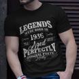 Legends Were Born In 1936 Year Of Birth Birthday Unisex T-Shirt Gifts for Him