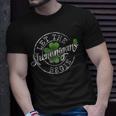 Let The Shenanigans Begin Clovers St Patricks Day T-Shirt Gifts for Him