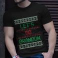 Lets Go Brandon Gift Ugly Christmas Gift Unisex T-Shirt Gifts for Him