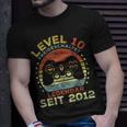 Level 10 Freigeschaltet Legendär Seit 2012 10 Geburtstag T-Shirt Geschenke für Ihn