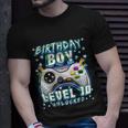 Level 10 Unlocked Video Game 10Th Birthday Gamer Boys Tshirt Unisex T-Shirt Gifts for Him
