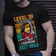 Level 30 Jahre Geburtstags Mann Gamer 1992 Geburtstag T-Shirt Geschenke für Ihn