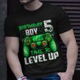 Level 5 Birthday Boy 5 Year Old Video Games Gaming T-Shirt Gifts for Him