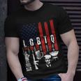 Lgbtq Liberty Guns Bible Trump Bbq Usa Flag Vintage Unisex T-Shirt Gifts for Him