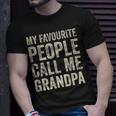 Lieblingsmensch Opa T-Shirt, My Favourite People Call Me Grandpa Geschenke für Ihn