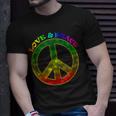 Love Peace 60Er 70Er Jahre Hippie-Kostüm T-Shirt Geschenke für Ihn