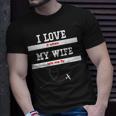 Mens I Love It When My Wife Lets Me Fly Pilot Fun T-shirt Gifts for Him