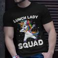 Lunch Lady Squad Dabbing Unicorn Funny Lunch Ladies Gift Unisex T-Shirt Gifts for Him