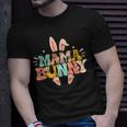 Mama Bunny Retro Groovy Bunny Mom Mommy Happy Easter Day Unisex T-Shirt Gifts for Him