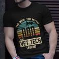 Man Myth Legend Dad Vet Tech Great Gift Unisex T-Shirt Gifts for Him