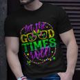 Mardi Gras Let The Good Times Roll Fleur De Lis T-Shirt Gifts for Him