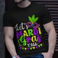 Lets Mardi Gras Yall New Orleans Fat Tuesdays Carnival T-Shirt Gifts for Him