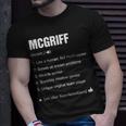 Mcgriff Definition Meaning Name Named _ Funny Unisex T-Shirt Gifts for Him
