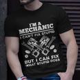 Mechanic For Men Dad Car Auto Diesel Automobile Garage T-shirt Gifts for Him