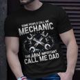 Mechanic Dad Mechanics Fathers Day Dads Birthday Gift V2 Unisex T-Shirt Gifts for Him