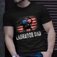 Mens Fun Labrador Dad American Flag Father’S Day Bbmxzvq Unisex T-Shirt Gifts for Him