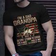 Mens I Am Veteran Grandpa Desert Storm Veteran Gift Memorial Day Unisex T-Shirt Gifts for Him