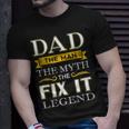 Mens Mr Fix It Dad Gifts Handy Man Dad Fathers Day Gift Unisex T-Shirt Gifts for Him
