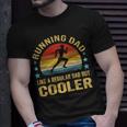 Mens Running Dad - Funny Marathon Runner Fathers Day Gift Unisex T-Shirt Gifts for Him