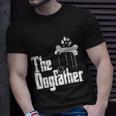 Mens The Dogfather Shirt Dad Dog Tshirt Funny Fathers Day Tee Tshirt Unisex T-Shirt Gifts for Him