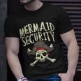 Mermaid Security Pirate Matching Family Party Dad Brother Unisex T-Shirt Gifts for Him