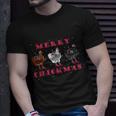 Merry Chickmas Pet Birb Memes Farmer Ugly Christmas Chicken Funny Gift Unisex T-Shirt Gifts for Him