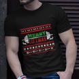 Merry Liftmas Christmas Funny Workout Snowman Christmas Slogans Christmas Tree Unisex T-Shirt Gifts for Him